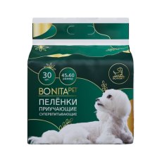 Bonitapet / Пеленки Бонитапет для животных приучающие супервпитывающие 30шт