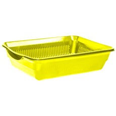 Homecat Atlantis / Лоток Хоумкэт для кошек с сеткой желтый перламутровый