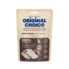 Original Choice Freeze Dry Snack / Лакомство Ориджинал Чойс для собак Вымя говяжье