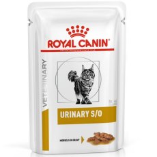 Royal Canin Urinary S\O / Ветеринарный влажный корм (Консервы-Паучи) Роял Канин Уринари для кошек при мочекаменной болезни (цена за упаковку)