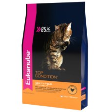 Eukanuba Top Condition Adult Chicken / Сухой корм Эукануба для взрослых кошек с домашней птицей