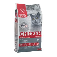 Blitz Classic Adult Chicken / Сухой корм Блиц для взрослых кошек Курица