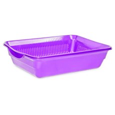 Homecat Atlantis / Лоток Хоумкэт для кошек с сеткой фиолетовый перламутровый