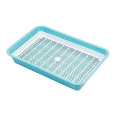 Homecat / Туалет Хоумкэт для кошек с сеткой бирюзовый