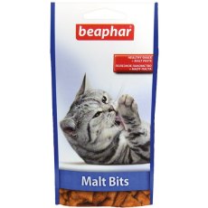 Beaphar Malt Bits / Подушечки Беафар для кошек с Мальт-пастой для Выведения шерсти из желудка