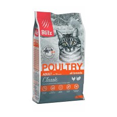 Blitz Classic Adult Poultry / Сухой корм Блиц для взрослых кошек Домашняя Птица