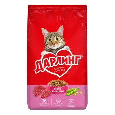 Дарлинг / Сухой корм для взрослых кошек Мясо и Овощи