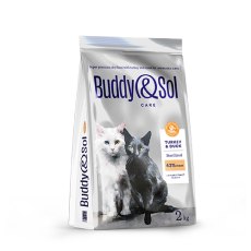 Buddy Sol Care Sterilized Turkey & Duck / Сухой корм Бадди Сол Кэа для Стерилизованных кошек Индейка утка