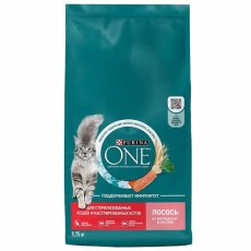 PURINA ONE STERILISED / Сухой корм Пурина УАН для взрослых стерилизованных кошек с лососем