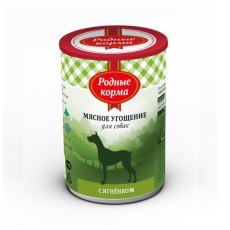 Родные Корма / Консервы Мясное угощение для собак с Ягненком (цена за упаковку)
