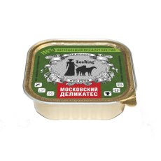 ZooRing / Паштет Зооринг для собак Московский деликатес (цена за упаковку)