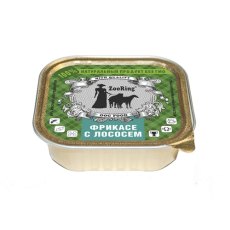 ZooRing / Паштет Зооринг для собак Фрикасе с Лососем (цена за упаковку)