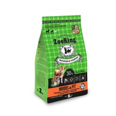 ZooRing Model&Fit / Сухой корм Зооринг для стерилизованных собак средних и крупных пород с лишним весом Индейка и телятина с розмарином