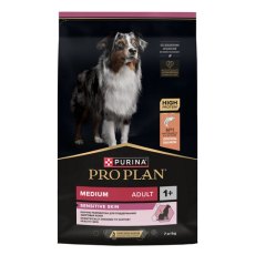 PRO PLAN OPTI DERMA / Сухой корм ПРО ПЛАН для взрослых собак средних пород при чувствительной коже с лососем