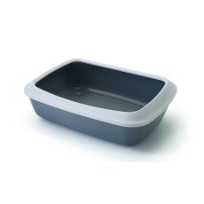 Savic Litter Tray Iriz / Туалет-лоток Савик для кошек сo съемным Бортом 42х30,5х10 см