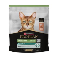 PRO PLAN STERILISED / Сухой корм ПРО ПЛАН для взрослых кошек для поддержания здоровья почек после стерилизации с лососем