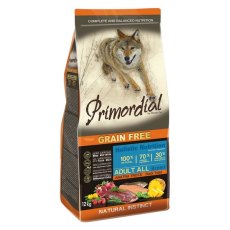 Primordial Adult Grain Free Holistic / Сухой корм Примордиал Беззерновой для собак Форель Утка
