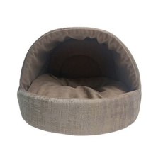 Homepet Indigo mocco / Домик эстрада Хоумпет для домашних животных Коричнево-золотистый
