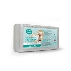 Чистый хвост / Впитывающие пеленки для животных белая линия 60 х 90 см