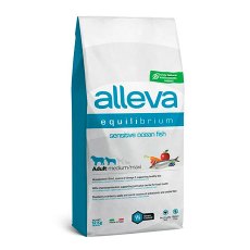 Alleva Equilibrium Adult Medium Maxi Sensitive Ocean Fish / Сухой корм Аллева для собак Средних и Крупных пород Океаническая рыба