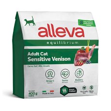 Alleva Equilibrium Adult Cat Sensitive Venison / Сухой корм Аллева для взрослых кошек с Чувствительным пищеварением Оленина
