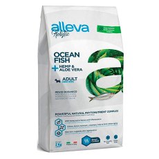 Alleva Holistic Adult Mini Ocean Fish & Hemp Aloe vera / Сухой корм Аллева для собак Мелких пород Океаническая рыба Алоэ вера Конопля