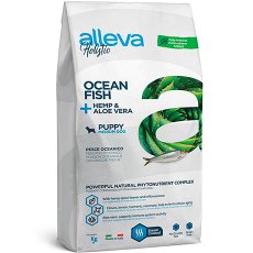 Alleva Holistic Puppy Medium Ocean Fish & Hemp Aloe vera / Сухой корм Аллева для Щенков Средних пород Океаническая рыба Алоэ вера Конопля