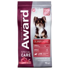 Award Special Care Toy Breed Support / Сухой корм Авард для взрослых собак мелких и миниатюрных пород с Ягненком