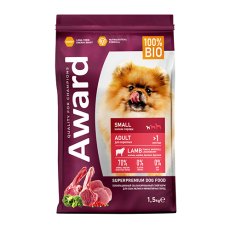 Award Small Adult / Сухой корм Авард для взрослых собак Мелких и Миниатюрных пород Ягненок индейка брокколи брусника