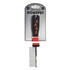 Homepet Silver Series / Расческа Хоумпет Металлическая 31 зуб
