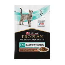 PRO PLAN VETERINARY DIETS EN ST\OX GASTROINTESTINAL / Лечебный Влажный корм Паучи ПРО ПЛАН Ветеринарная диета при расстройствах пищеварения с Лососем (цена за упаковку)