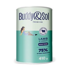 Buddy Sol Premium Adult Lamb & Carrot / Влажный корм Консервы Бадди Сол для собак всех пород Ягненок морковь (цена за упаковку)
