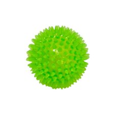 Homepet TPR / Игрушка Хоумпет для собак Мячик с шипами с пищалкой зеленый