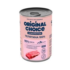 Original Choice Monoprotein Puppy / Влажный корм Ориджинал Чойс для щенков Телятина 100% (цена за упаковку)