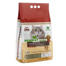 Homecat Ecoline / Комкующийся наполнитель Хоумкэт для кошачьего туалета Древесный