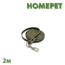 Homepet / Поводок Хоумпет для собак Брезентовый с ручкой и карабином