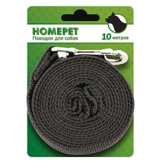 Homepet / Поводок Хоумпет для собак Брезентовый с карабином