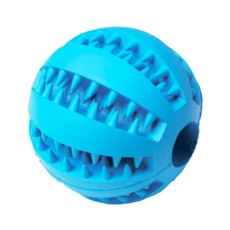 Homepet Silver Series / Игрушка Хоумпет для собак Мяч для Чистки зубов Каучук Синий