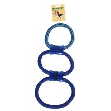 Homepet Seaside TPR / Игрушка Хоумпет для собак тяни-толкай из Каната Сине-Голубая