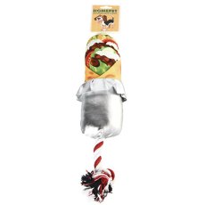 Homepet / Игрушка Хоумпет для собак Ролл с курицей с пищалкой