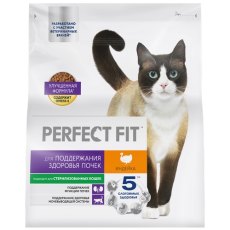 Perfect Fit Kidney Health / Сухой корм Перфект Фит для кошек для Поддержания здоровья почек Индейка