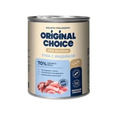 Original Choice Elite Nutrition Adult / Влажный корм Ориджинал Чойс для собак всех пород Утка с индейкой (цена за упаковку)