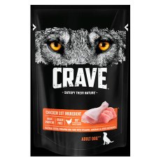 Crave Adult Dog Chicken / Беззерновые Паучи Крэйв для взрослых собак Курица (цена за упаковку)