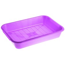 Homecat Atlantis / Лоток Хоумкэт для кошек с сеткой фиолетовый перламутр