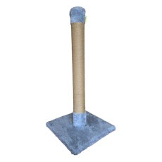 Homecat Люкс / Когтеточка Хоумкэт Столбик мех серый