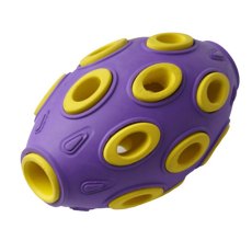 Homepet Silver Series / Игрушка Хоумпет для собак Мяч регби Каучуковый D 7,6 см х 12 см