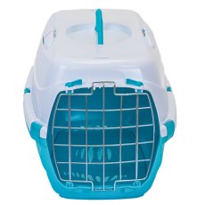 Homepet / Переноска Хоумпет для животных Бирюзово-белая