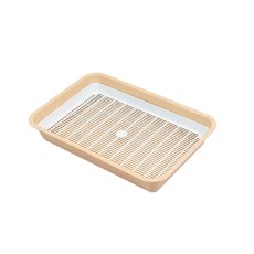 Homecat / Туалет Хоумкэт для кошек с сеткой бежевый