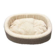 Homepet / Диванчик Барашек коричнево-кремовый