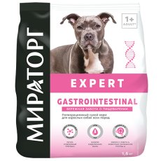 Мираторг Expert Gastrointestinal / Сухой корм для взрослых собак всех пород Бережная забота о пищеварении